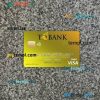 Bhutan T bank visa card PSD scan and photo-realistic snapshot, 2 in 1