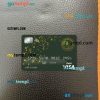 Bolivia Banco central de Bolivia bank visa card PSD scan and photo-realistic snapshot, 2 in 1