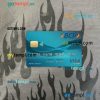Bolivia Credito bank visa card PSD scan and photo-realistic snapshot, 2 in 1