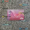 Bosnia and Herzegovina Addiko bank visa card PSD scan and photo-realistic snapshot, 2 in 1