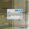 Brazil Caixa bank visa card PSD scan and photo-realistic snapshot, 2 in 1
