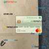 Brunei Baiduri bank mastercard PSD scan and photo taken image, 2 in 1