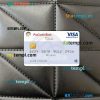 Bulgaria ProCredit Bank visa card PSD scan and photo-realistic snapshot, 2 in 1