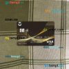 Bulgaria United bank visa card PSD scan and photo-realistic snapshot, 2 in 1
