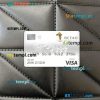 Burkina Faso the central bank of west african states bank visa debit card PSD scan and photo-realistic snapshot, 2 in 1