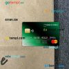 Burundi Africa bank mastercard PSD scan and photo taken image, 2 in 1