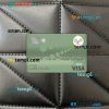 Burundi bank of the republic of burundi visa debit card PSD scan and photo-realistic snapshot, 2 in 1