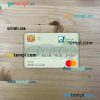 Cameroon Atlantic bank master debit card PSD scan and photo taken image, 2 in 1