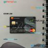 Cameroon SCB bank mastercard PSD scan and photo taken image, 2 in 1