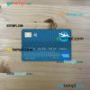 Canada American Express Air Miles credit card PSD scan and photo-realistic snapshot, 2 in 1