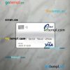 Canada Crawfordtech bank visa debit card PSD scan and photo-realistic snapshot, 2 in 1