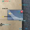 Canada Montreal bank visa card PSD scan and photo-realistic snapshot, 2 in 1