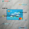 Central African republic ecobank master debit card PSD scan and photo taken image, 2 in 1