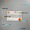 Chile Banco del estado de chile bank master debit card PSD scan and photo taken image, 2 in 1