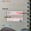 Colombia Scotiabank colpatria bank visa debit card PSD scan and photo-realistic snapshot, 2 in 1