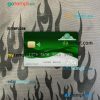 Comoros Sanduk bank visa card PSD scan and photo-realistic snapshot, 2 in 1