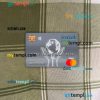 Congo Ecobank bank master debit card PSD scan and photo taken image, 2 in 1