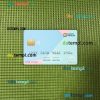 Costa Rica Improsa bank visa card PSD scan and photo-realistic snapshot, 2 in 1