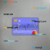 Costa Rica banco nacional bank mastercard PSD scan and photo taken image, 2 in 1