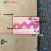 Côte d'Ivoire Attijariwafa bank visa card PSD scan and photo-realistic snapshot, 2 in 1
