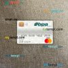 Cuba Banco popular de ahorro (bpa) bank master debit card PSD scan and photo taken image, 2 in 1