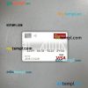 Cuba Bandec banco de credito y comercio bank visa debit card PSD scan and photo-realistic snapshot, 2 in 1