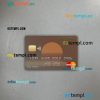 Cyprus Ancoria bank mastercard PSD scan and photo taken image, 2 in 1