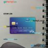 Cyprus Hellenic bank visa card PSD scan and photo-realistic snapshot, 2 in 1