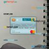 Cyprus bank of cyprus bank master debit card PSD scan and photo taken image, 2 in 1