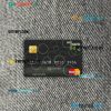 Czech Air Bank mastercard PSD scan and photo taken image, 2 in 1