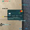 Czech Equa Bank mastercard PSD scan and photo taken image, 2 in 1