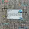 Czech republic ceskoslovenská obchodní bank visa debit card PSD scan and photo-realistic snapshot, 2 in 1