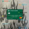Denmark Jyske Bank mastercard PSD scan and photo taken image, 2 in 1