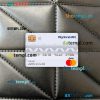 Denmark Nykredit bank master debit card PSD scan and photo taken image, 2 in 1