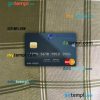 Djibouti Exim Bank mastercard PSD scan and photo taken image, 2 in 1