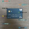 Dominica Barnett Capital Bank visa card PSD scan and photo-realistic snapshot, 2 in 1