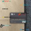 Dominica Cibc first caribbean international bank visa debit card PSD scan and photo-realistic snapshot, 2 in 1