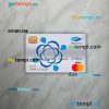 Dominican Republic Progreso bank master debit card PSD scan and photo taken image, 2 in 1