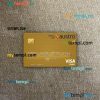 Ecuador Banco del Austro visa debit card PSD scan and photo-realistic snapshot, 2 in 1