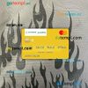 Egypt Bank of Alexandria mastercard PSD scan and photo taken image, 2 in 1