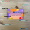 Egypt Blom bank mastercard PSD scan and photo taken image, 2 in 1
