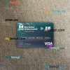 Equatorial Guinea National bank visa electron card PSD scan and photo-realistic snapshot, 2 in 1