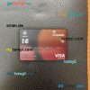 Estonia Citadele filiale AS bank visa electron card PSD scan and photo-realistic snapshot, 2 in 1