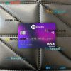 Estonia Idbank visa debit card PSD scan and photo-realistic snapshot, 2 in 1