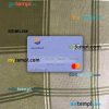 Ethiopia Awash International Bank mastercard PSD scan and photo taken image, 2 in 1