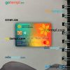 Ethiopia Bank of Abyssinia bank mastercard PSD scan and photo taken image, 2 in 1