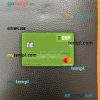 Fiji Bank of South Pacific mastercard PSD scan and photo taken image, 2 in 1
