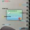 Finland Bank of Aland mastercard PSD scan and photo taken image, 2 in 1