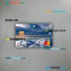 France La Banque Postale bank mastercard PSD scan and photo taken image, 2 in 1