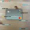 Gabon BGFI Bank mastercard PSD scan and photo taken image, 2 in 1